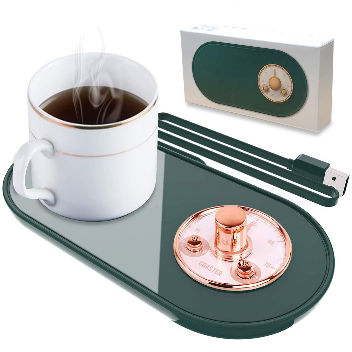 Design HMI  Wireless Temperature Control Hot Beverage Mug (145F – 165F)