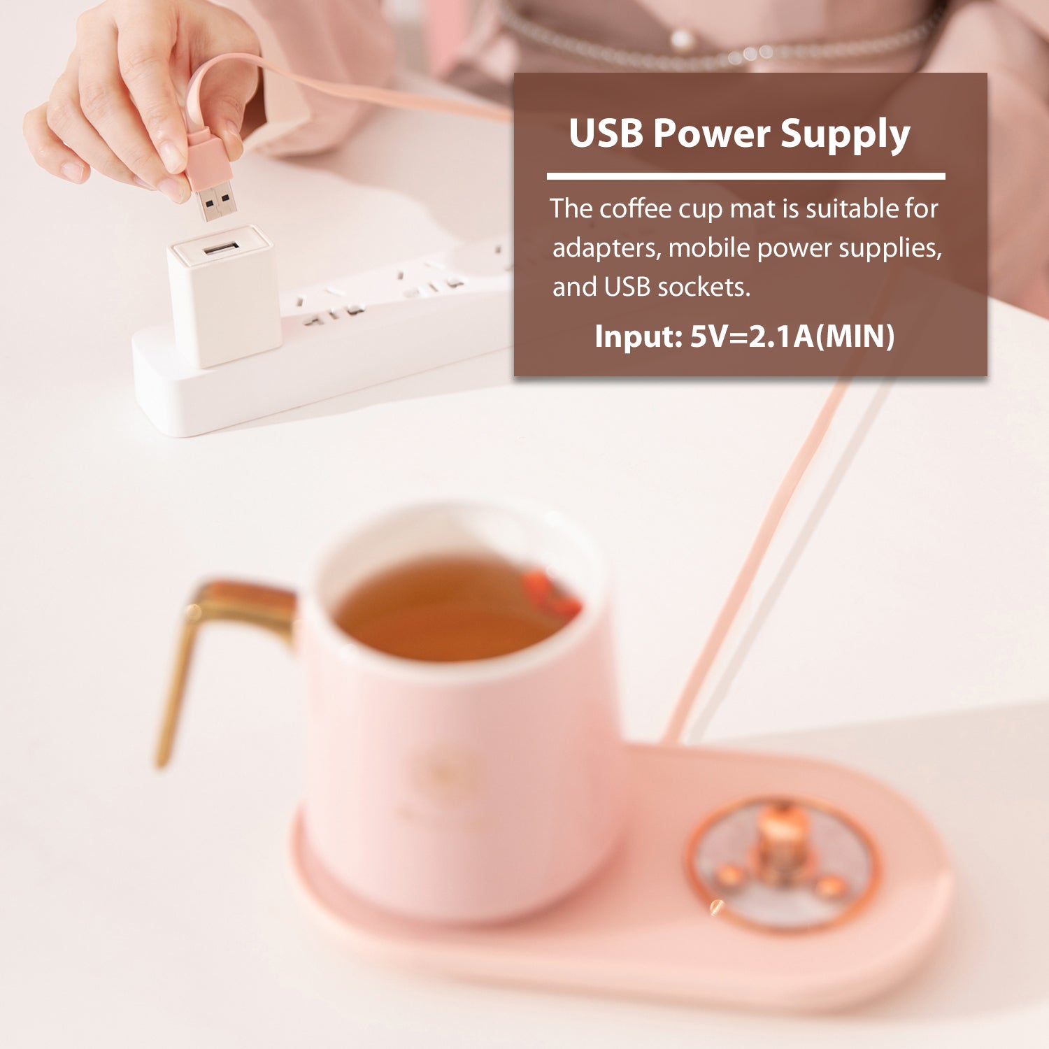 Electric Coffee Warmer, Smart Coffee Warmers for Office Desk, Mug